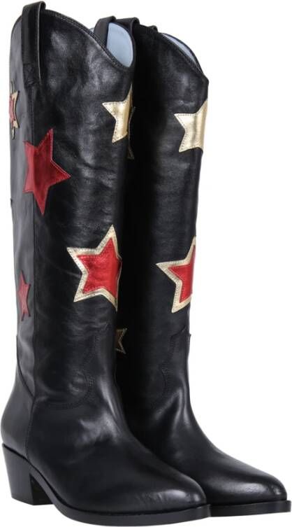 Chiara Ferragni Collection Zwarte Texani Laarzen Collectie Black Dames