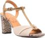 Chie Mihara Beige T-Bar Hoge Hakken Schoenen Beige Dames - Thumbnail 4