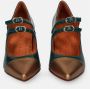 Chie Mihara Bronzen Groen Zwart Leren Hakken Multicolor Dames - Thumbnail 3