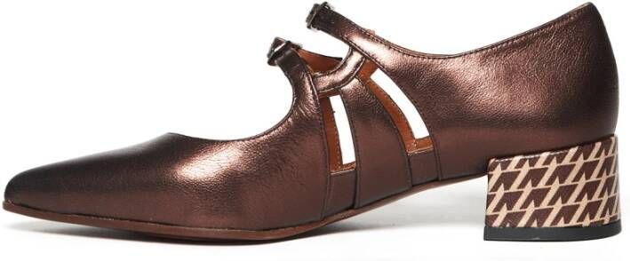 Chie Mihara Bronzen Leren Jersey Schoen