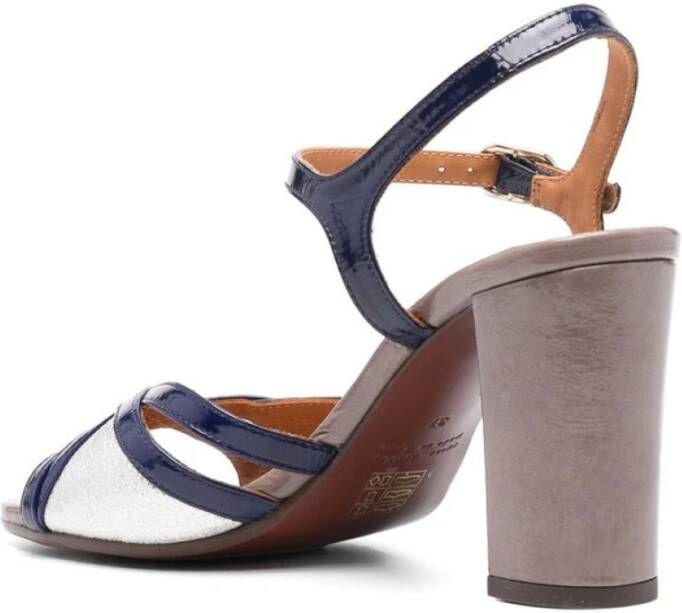 Chie Mihara Donkerblauwe Gespband Hoge Hakken Schoenen Blue Dames