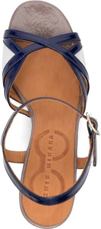 Chie Mihara Donkerblauwe Gespband Hoge Hakken Schoenen Blue Dames