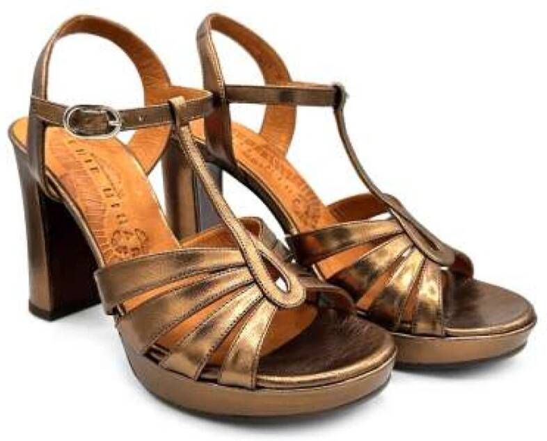 Chie Mihara Flat Sandals Brown Dames