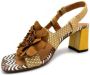 Chie Mihara Elegante hoge hakken leren sandalen Bruin Dames - Thumbnail 2