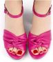 Chie Mihara Fuchsia Leren Sandaal met Verstelbare Band Roze Dames - Thumbnail 2
