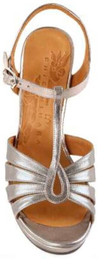 Chie Mihara Gelamineerd Leren Sandalen met Hoge Hak