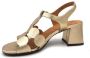 Chie Mihara Gouden leren sandalen - Thumbnail 2