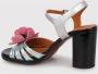 Chie Mihara Handgeweven leren sandalen met patent effect Multicolor Dames - Thumbnail 4