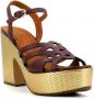 Chie Mihara High Heel Sandals Brown Dames - Thumbnail 2