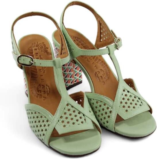 Chie Mihara High Heel Sandals Green Dames