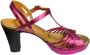 Chie Mihara Fuchsia Bronzen Elenja Sandaal Roze Dames - Thumbnail 3