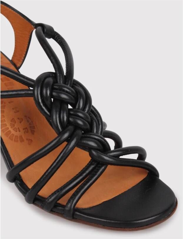 Chie Mihara Knoop Detail Leren Sandalen Black Dames