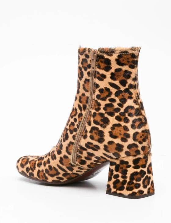 Chie Mihara Luipaardprint Blokhak Schoenen