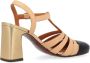 Chie Mihara Mekong Nude Zwart Sandalen Multicolor Dames - Thumbnail 5