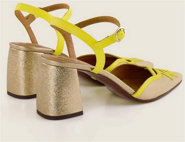 Chie Mihara Metallic Leren Sandalen met Gesp