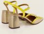 Chie Mihara Metallic Leren Sandalen met Gesp - Thumbnail 2