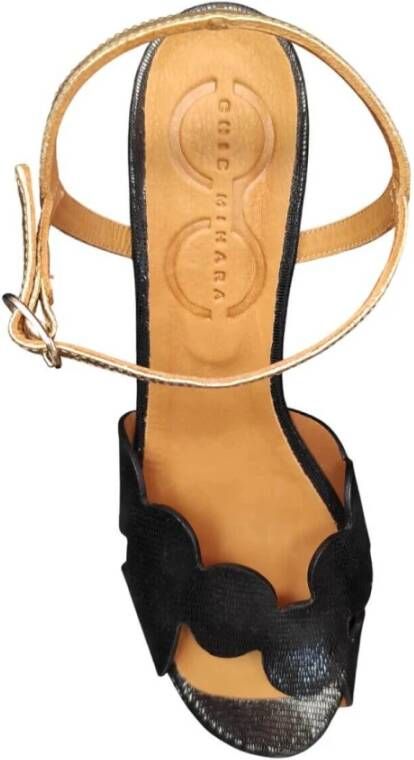 Chie Mihara Metallic Leren Sandalen Slangenprint