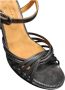 Chie Mihara Metallic Zwarte Leren Sandalen - Thumbnail 2