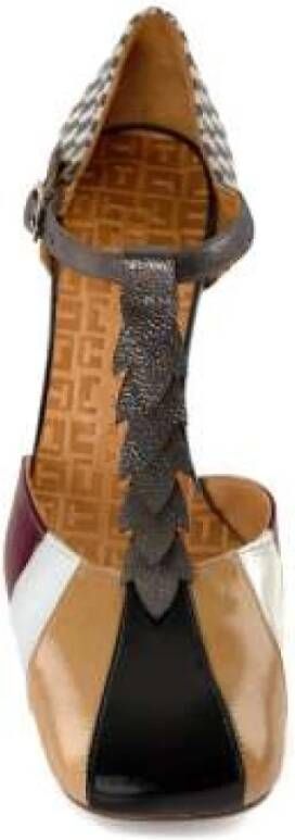 Chie Mihara Multi Leren Scarpa met Geometrisch Print Detail Meerkleurig Dames