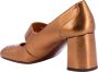 Chie Mihara Gelamineerde leren sandalen met geperforeerd detail Bruin Dames - Thumbnail 3