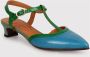 Chie Mihara Pumps met blokhak en enkelband Multicolor Dames - Thumbnail 2