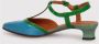 Chie Mihara Pumps met blokhak en enkelband Multicolor Dames - Thumbnail 4