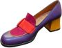 Chie Mihara Stijlvolle Paarse Leren Hakken Purple Dames - Thumbnail 3