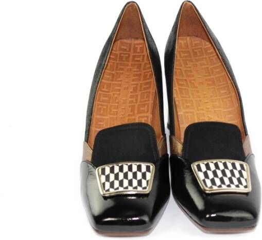 Chie Mihara Zwarte Loafer Zwart Dames