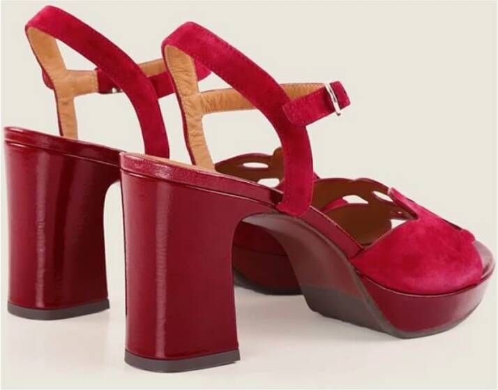 Chie Mihara Rode Lakleren Sandalen