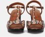 Chie Mihara Sandalen met geometrisch patroon en hak Brown Dames - Thumbnail 3