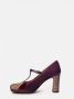 Chie Mihara Multicolor Leren T-Strap Sandaal Purple Dames - Thumbnail 2