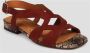 Chie Mihara Slangenprint sandalen met uitsnijdingen Brown Dames - Thumbnail 2