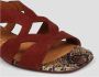 Chie Mihara Slangenprint sandalen met uitsnijdingen Brown Dames - Thumbnail 3
