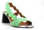 Chie Mihara Suède sandaal met Tejus-print hak Green Dames - Thumbnail 2