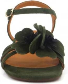Chie Mihara Suède Sandalen met Lakleren Hak
