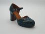 Chie Mihara Vintage stijl cut-out pumps in groen - Thumbnail 2