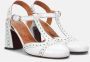 Chie Mihara Witte Leren Hakken White Dames - Thumbnail 2