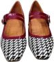 Chie Mihara Zwart en Bourgondisch lakleren schoen Multicolor Dames - Thumbnail 2