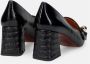 Chie Mihara Zwarte Lakleren Platte Schoenen Black Dames - Thumbnail 7