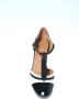 Chie Mihara Zwarte lakleren pumps met witte kalfsdetails - Thumbnail 2