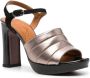 Chie Mihara Zwarte Metallic Gesp Enkelband Hakken - Thumbnail 2