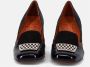 Chie Mihara Zwarte platte schoenen met geometrische print Zwart Dames - Thumbnail 4