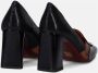 Chie Mihara Zwarte platte schoenen met geometrische print Zwart Dames - Thumbnail 6