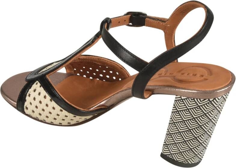 Chie Mihara Zwarte Sandalen met Hak