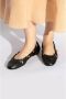 Chloé Leren Ballerina Flats met Hardware Versiering Black Dames - Thumbnail 2