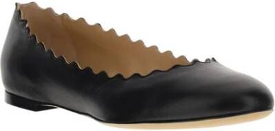 Chloé Ballerina's met golvende rand Black Dames