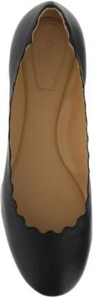 Chloé Ballerina's met golvende rand Black Dames
