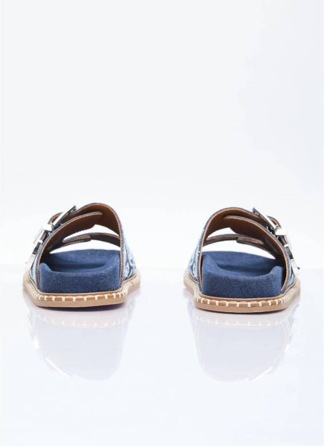 Chloé Bandana Denim Sandalen Multicolor Dames