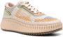 Chloé Beige Leren Sneakers met Whipstitch Trim Multicolor Dames - Thumbnail 3