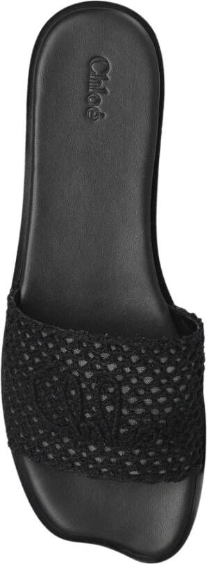 Chloé Bloem teenslippers